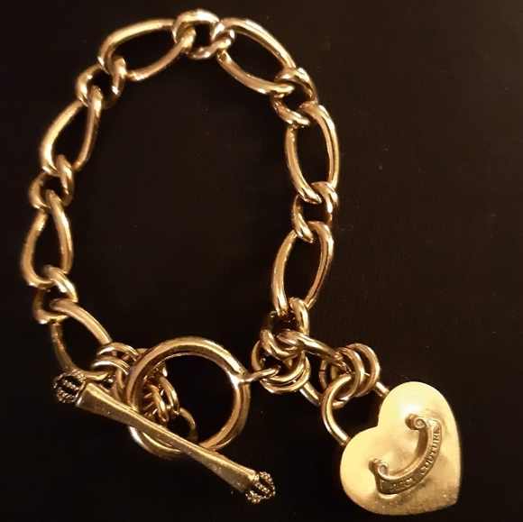 Juicy Couture Gold Heart Charm Bracelet - Picture 2 of 2